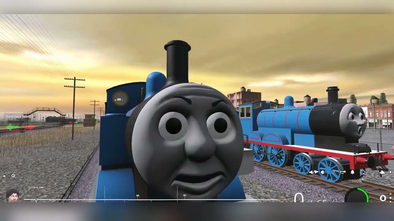 EDWARD - LBSC TRAIN - THOMAS FREIGHTCAR - THE SHED - THE HARBOUR - TRAINZ RAILROAD SIMULATOR