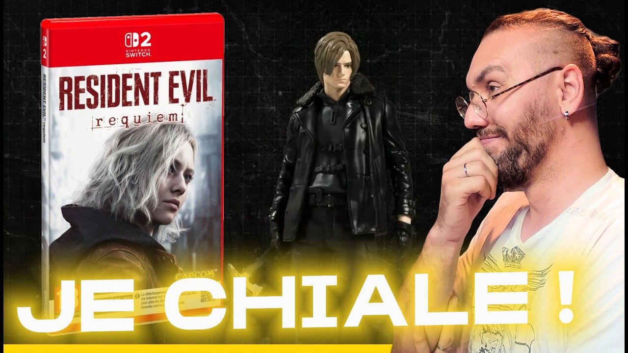 NINTENDO me fait TELLEMENT RIRE ! - GAMEPLAY Switch 2 et AMIIBO de RESIDENT EVIL REQUIEM