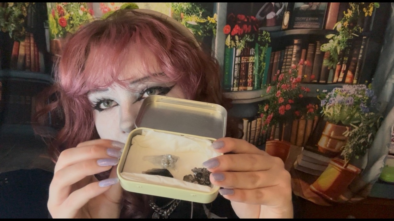 ASMR crystals and incense soft spoken 100 SUB SPECIAL!!!
