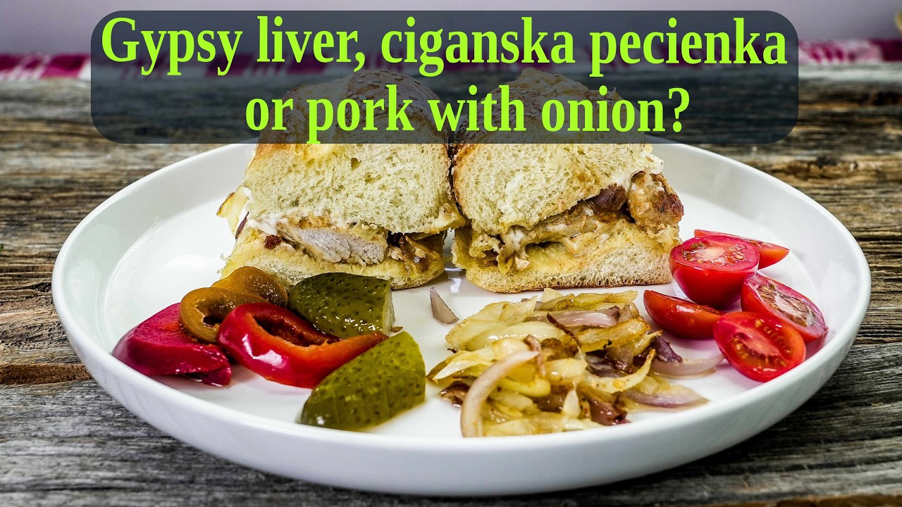 Gypsy liver, ciganska pecienka or just pork sandwich