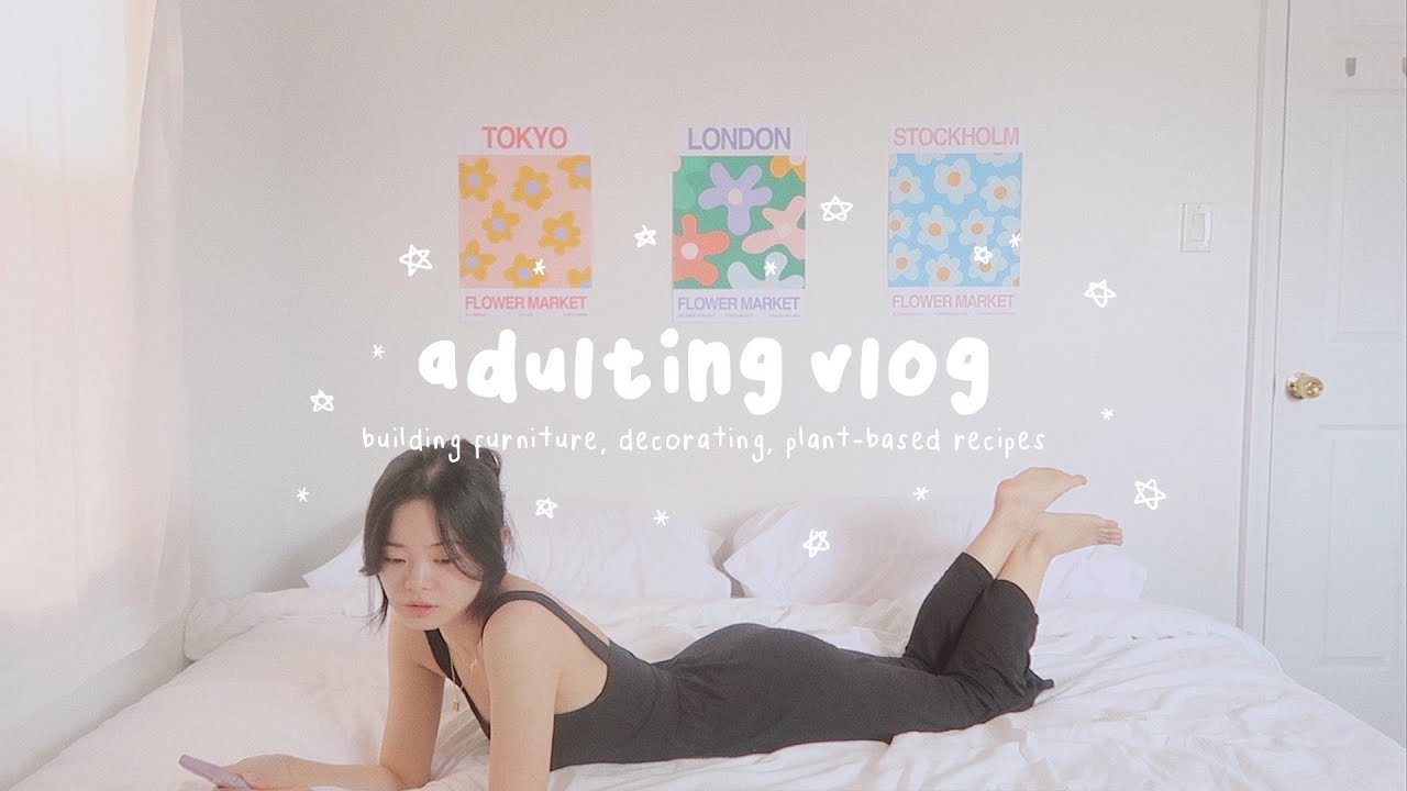 adulting vlog🌱 home updates, grocery shopping, cooking at home