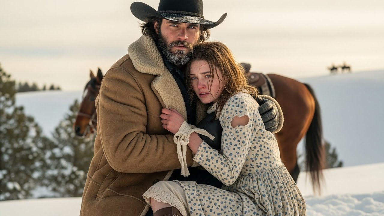 Nine Men Were Hunting Her Through Snow, A Cowboy Found Her And Said 