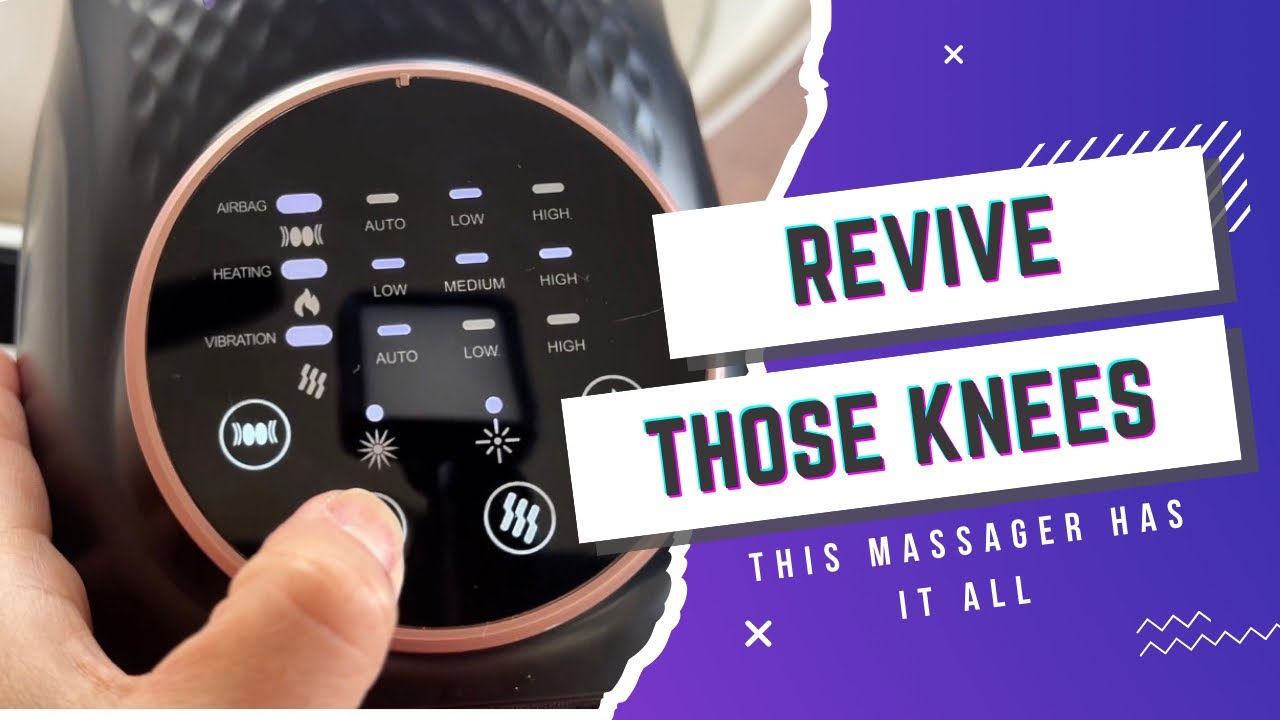 Athletes & Sports Parents: This Knee Massager Is a GAME CHANGER 🦵🔥 Heat, Airbags & Red Light!