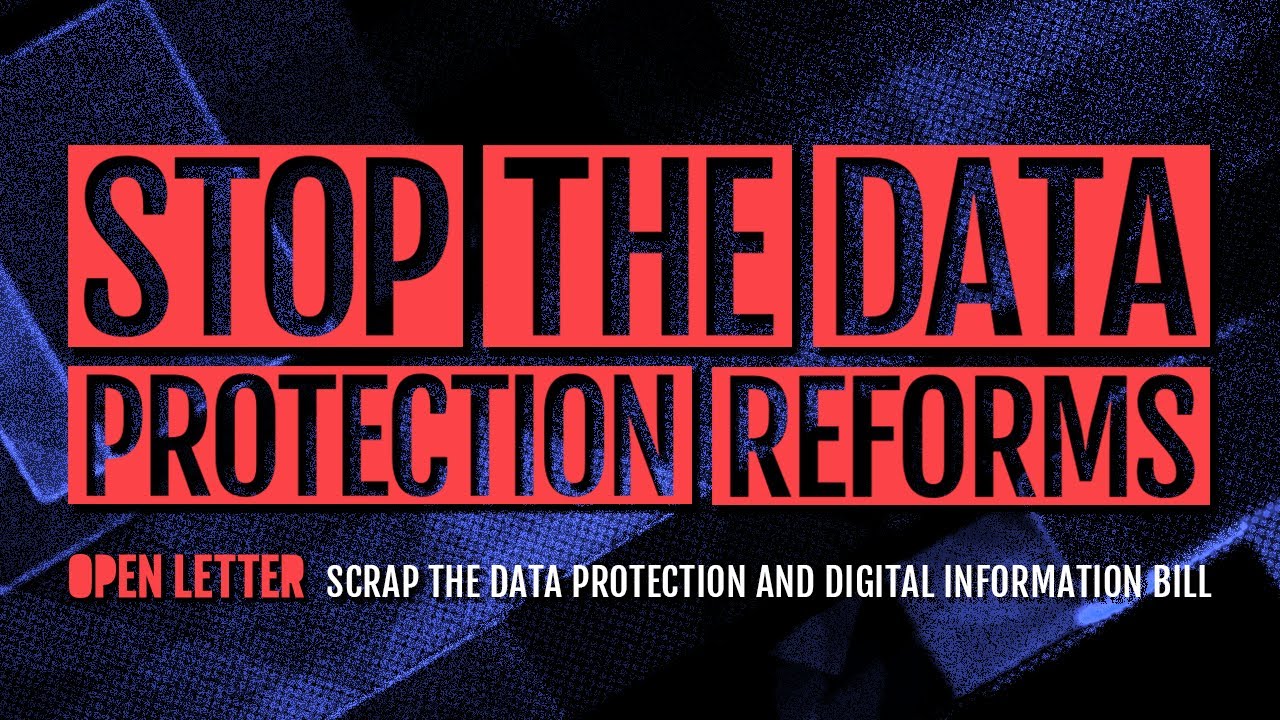Civil Society Groups Call on Government to Scrap Data Reforms