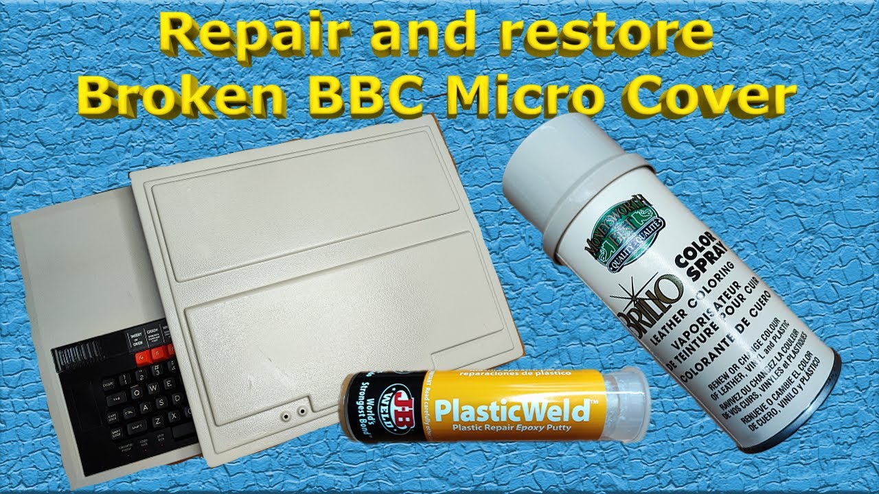 BBC Micro cover restoration and re-paint
