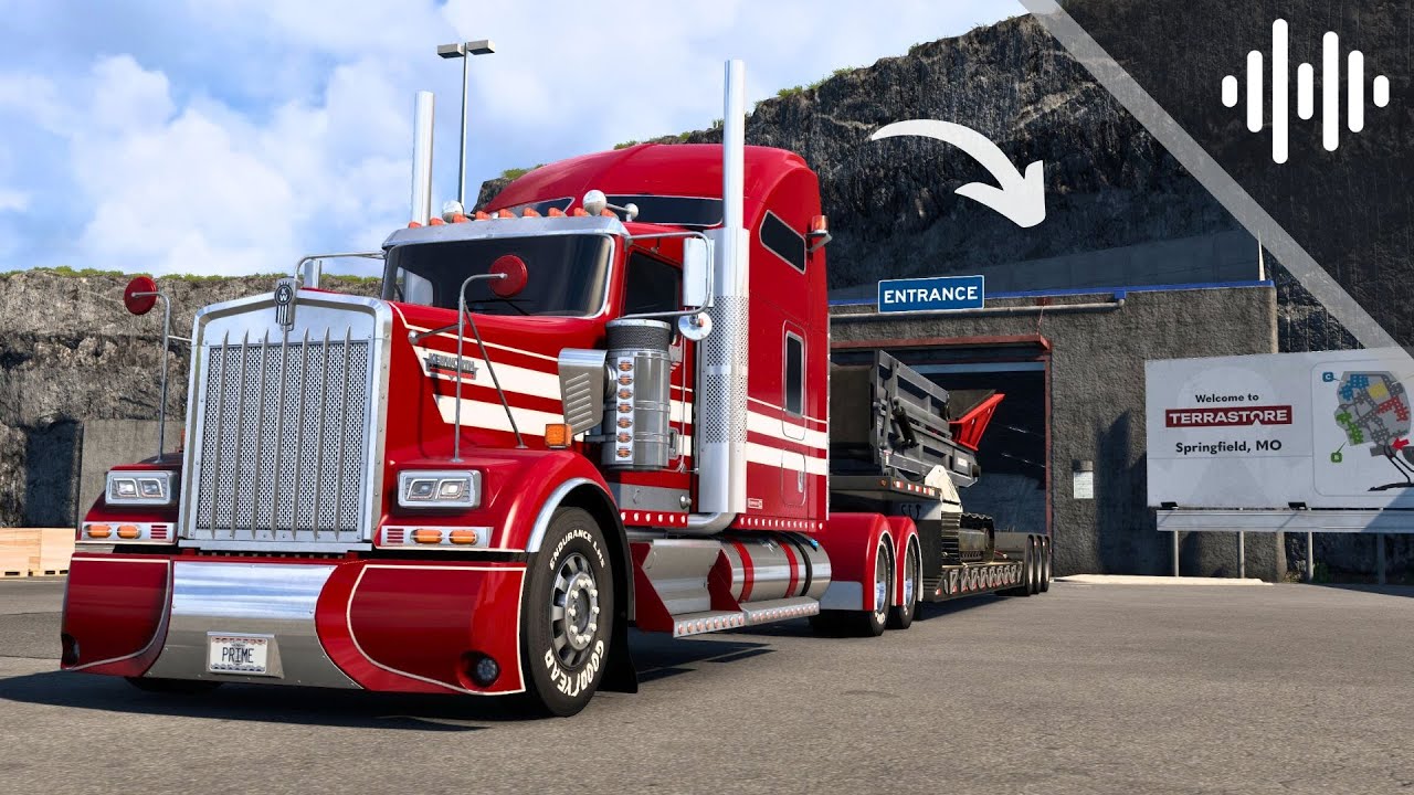 Exploring Underground Warehouses In Missouri | American Truck Simulator (ATS) Showcase