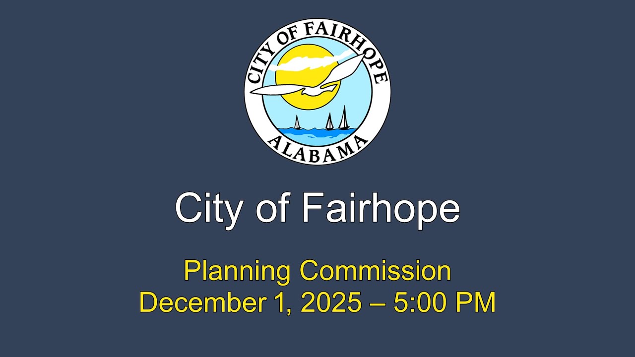 City of Fairhope Planning Commission December 1, 2025