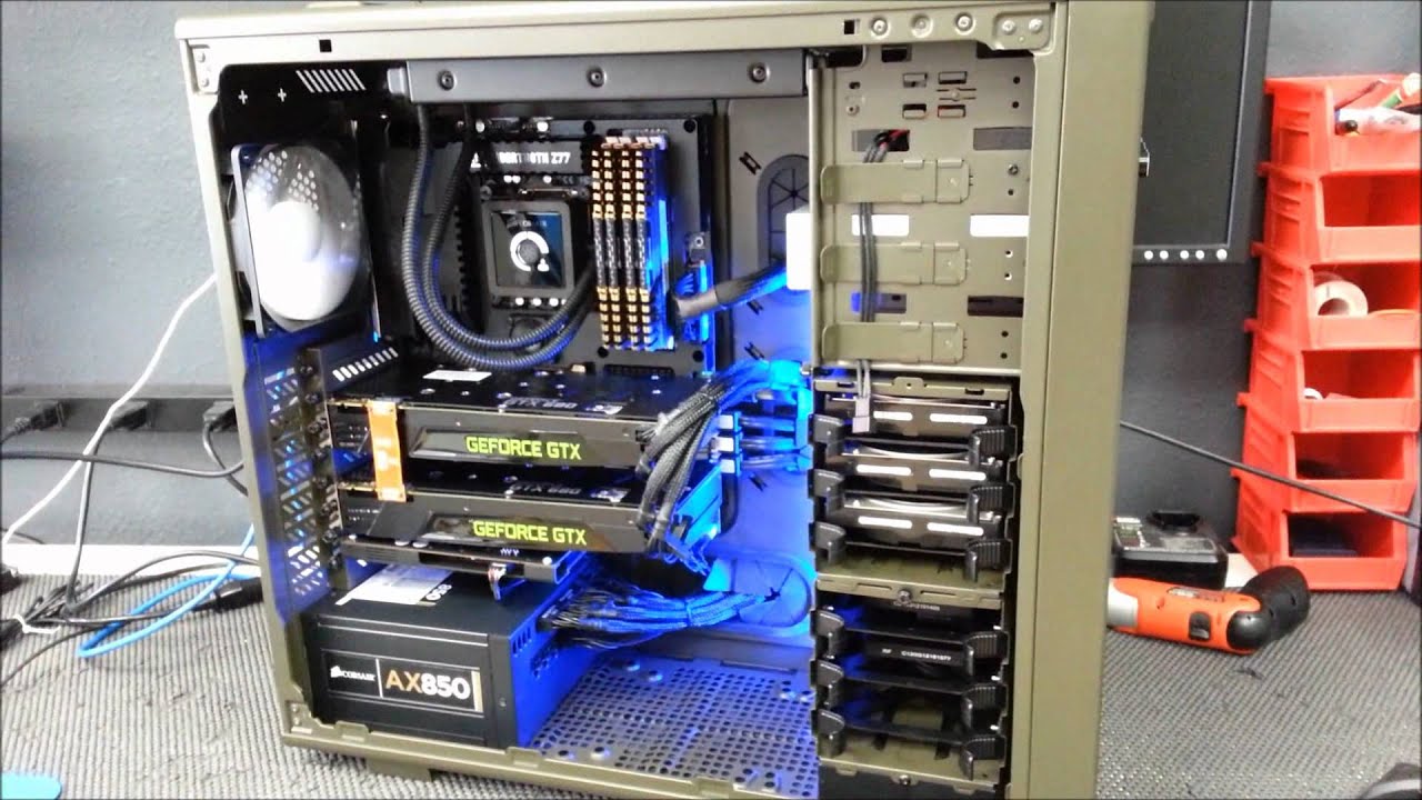Corsair Vengeance C70, nVidia GTX 680 SLi, Corsair H100
