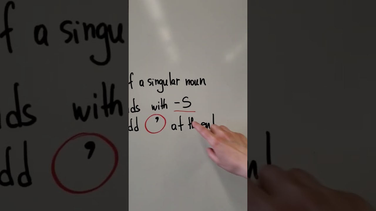 Apostrophe and S Explained #english #englishgrammar #learnenglish #easyenglish