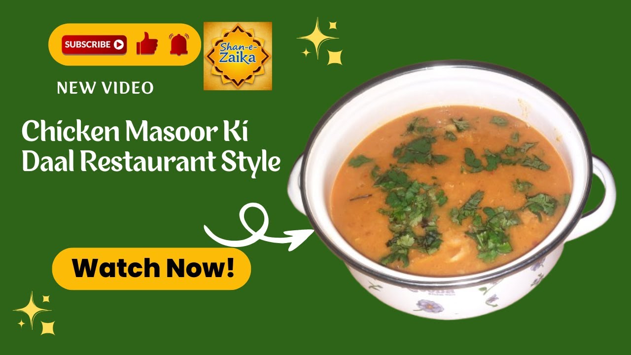 Chicken Masoor Ki Daal | Easy Desi Dinner Recipe