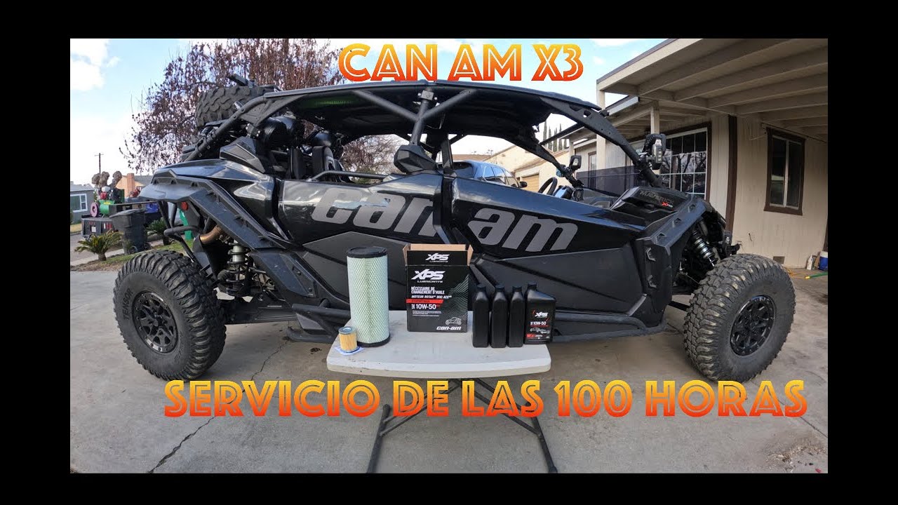 CAN AM X3 SERVICIO Y MANTENIMIENTO 100 HORAS