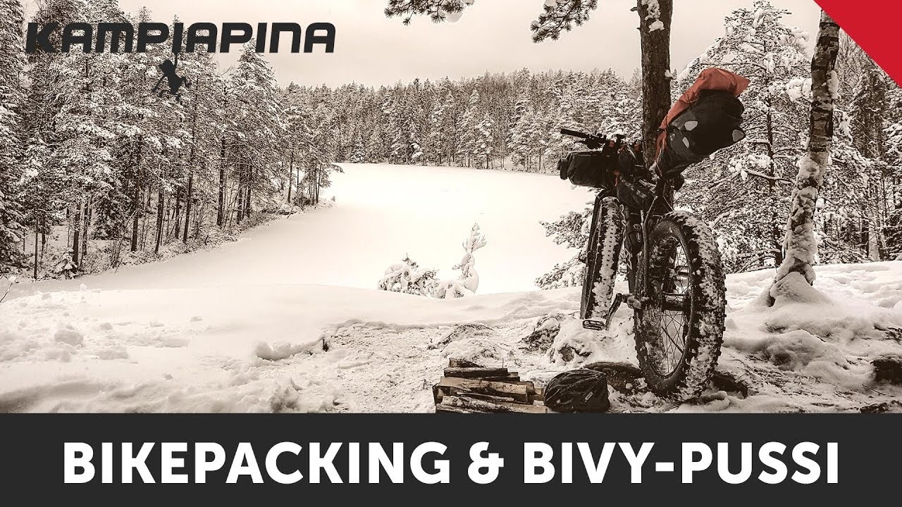 Bikepacking seikkailu ja jäinen yö bivy-pussissa