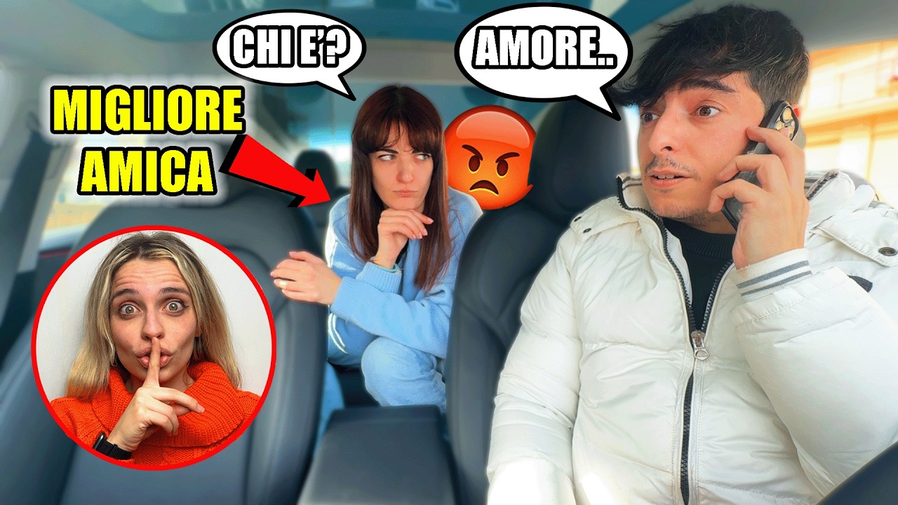 TRADISCO la mia ragazza DI FRONTE la SUA MIGLIORE AMICA per VEDERE LA SUA REAZIONE! *INASPETTATO*