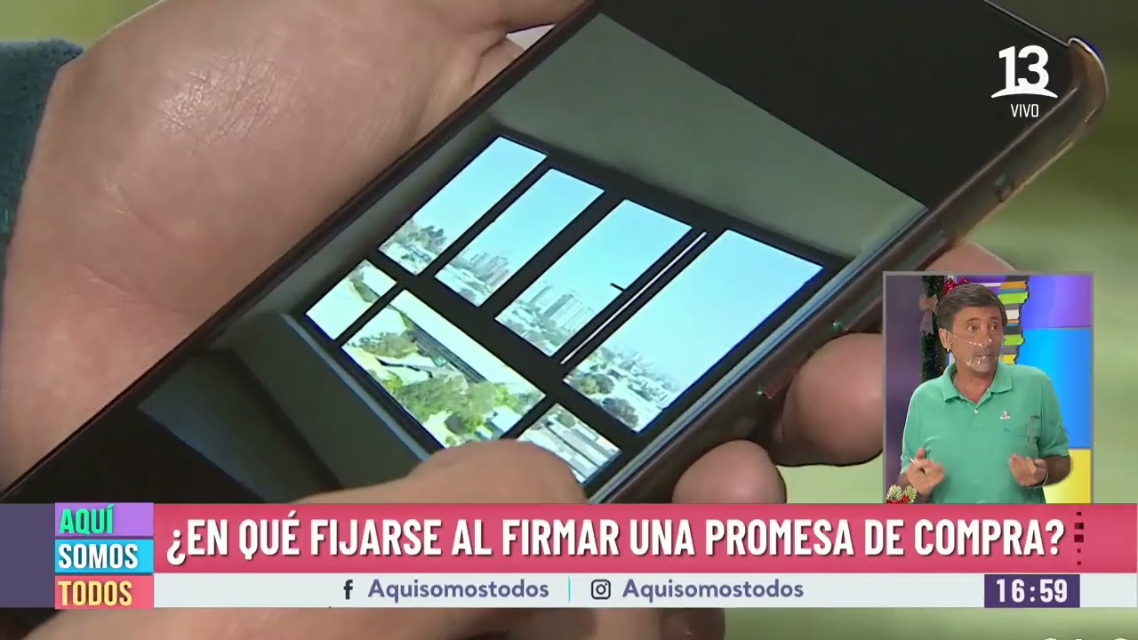 ¿En qué fijarse al firmar promesa de compra de vivienda? Aquí Somos Todos, Canal 13.