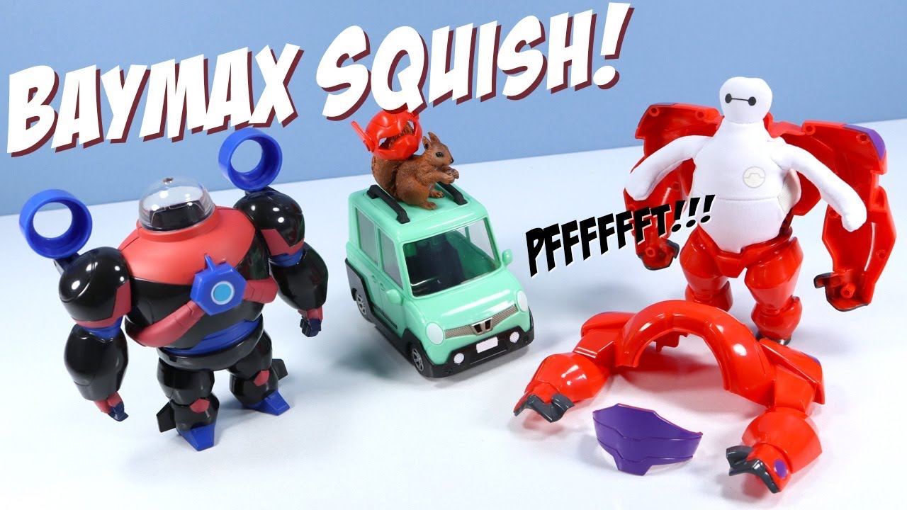 Big Hero 6 The Series Squish to Fit Baymax Toy Review