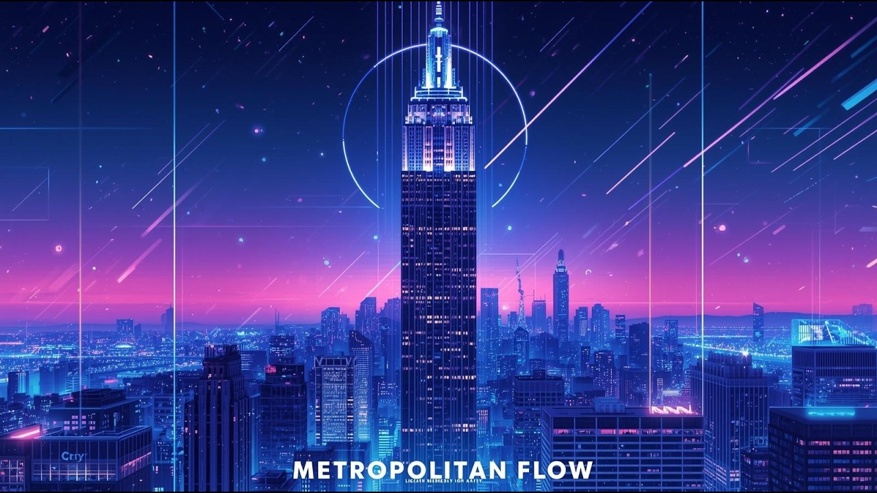 Metropolitan Flow | 3 HOURS of City Pop & Synthwave for Urban Productivity