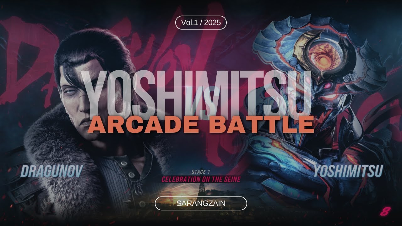 Tekken 8 Arcade Battle | YOSHIMITSU | Best Moves & Combos in Arcade Battle
