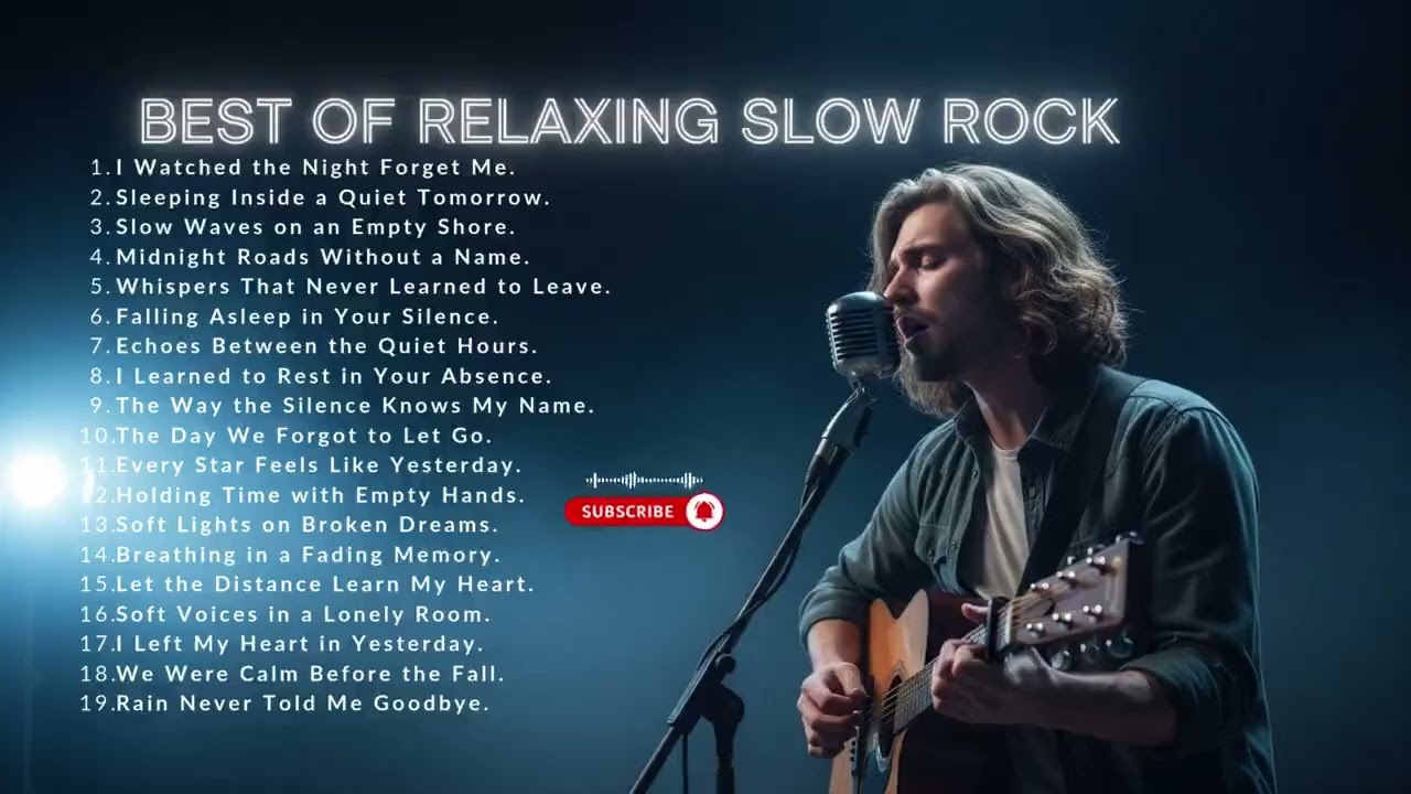 Acoustic Guitar Soft Rock Therapy – Gentle Rock Music for Stress Relief and Quiet Time
