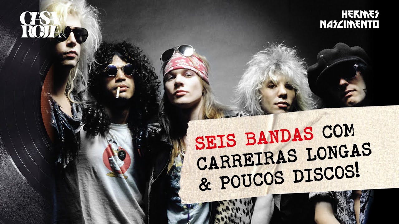 6 (Seis) Grandes Bandas com Poucos Discos 