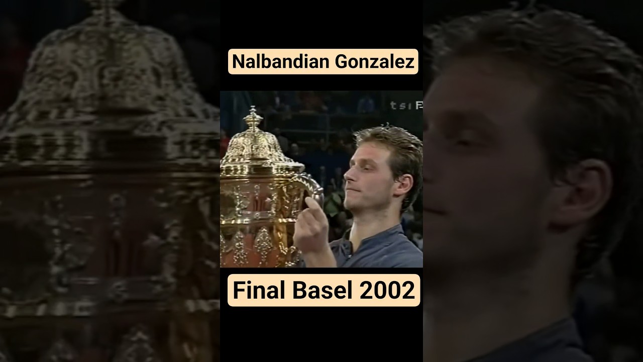El Rey David Nalbandian Campeón Atp Basilea 2002 Coronación , su 2do titulo vs Fernando Gonzalez