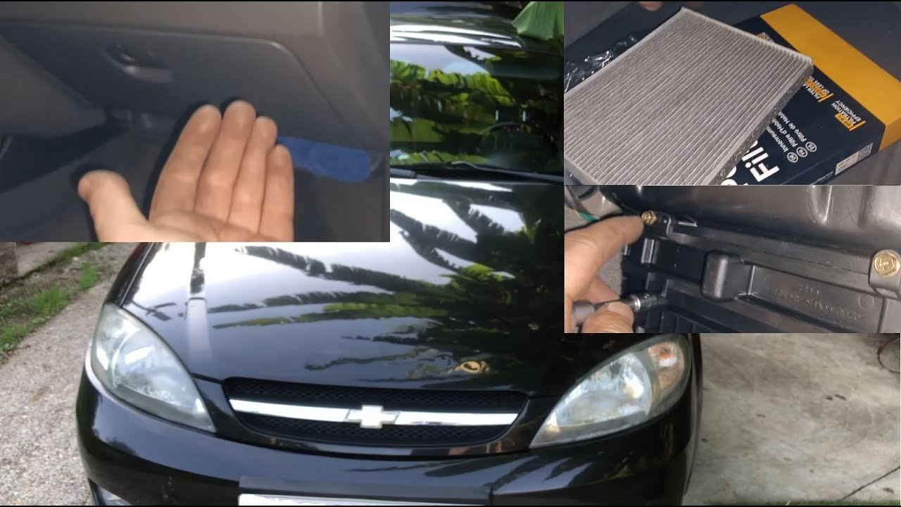Cambio Filtro Polen habitáculo Chevrolet / Daewoo Lacetti Optra 2005-2012 (Cabin pollen filter)