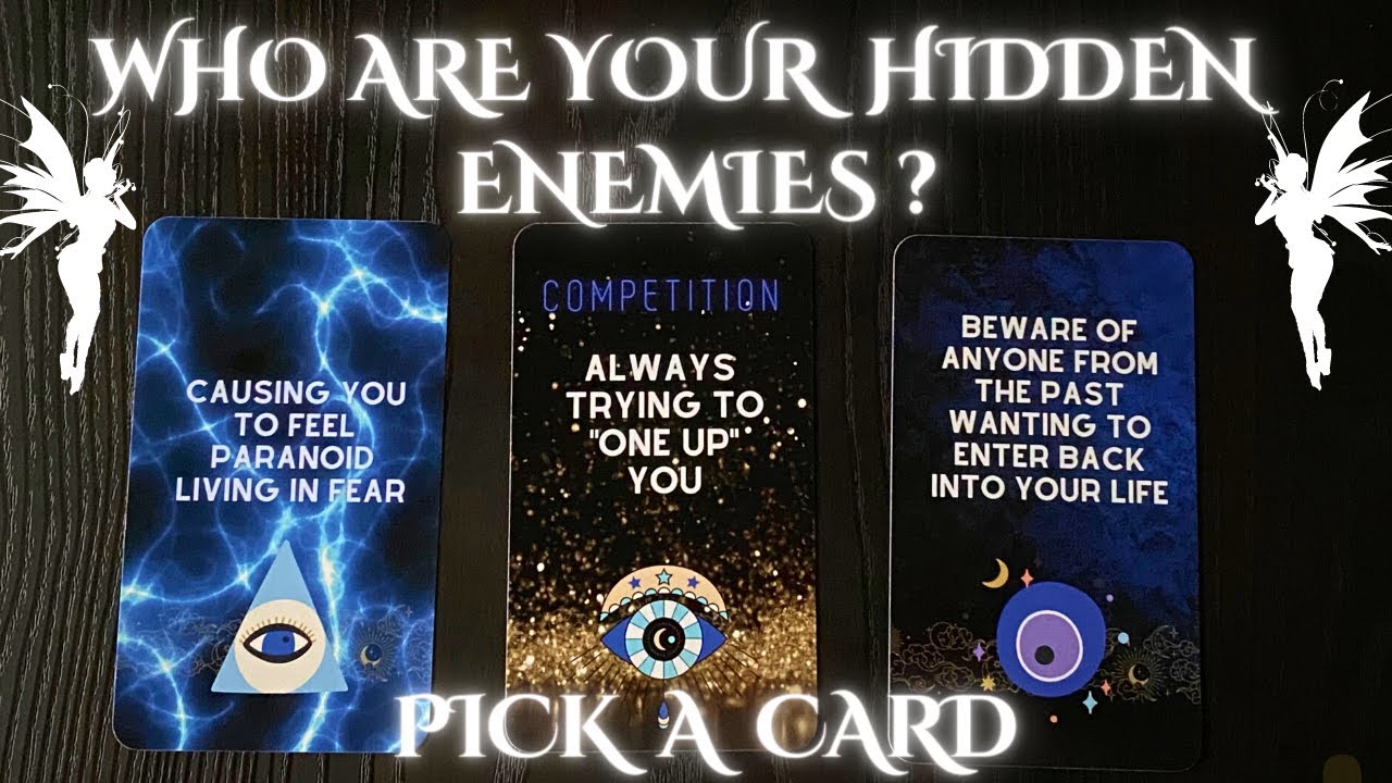 ⫸Pick A Card ⫷ Who Are Your Hidden Enemies 🪬Timeless Reading ✨