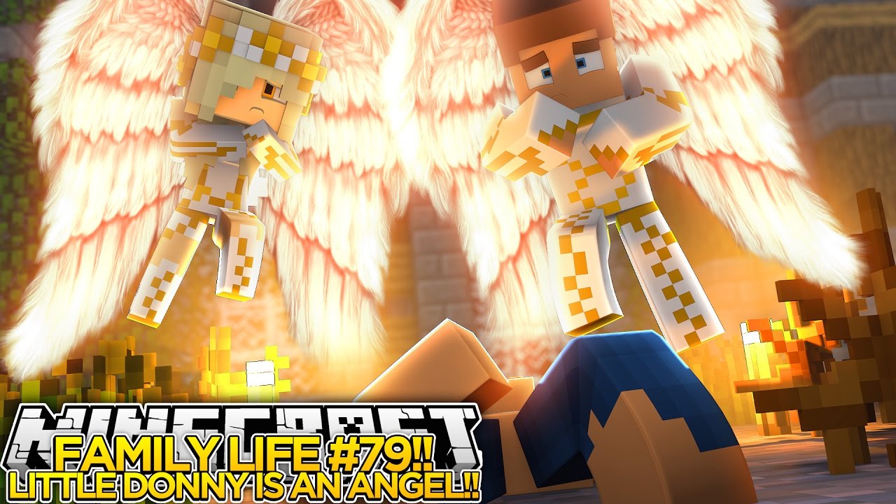 FAMILY LIFE (79)|| LITTLE DONNY IS AN ANGEL!!!- Baby Leah Minecraft Roleplay!