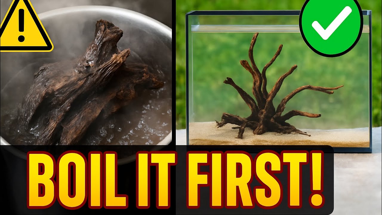 Tank Setup: How to Safely Prepare Foraged Wood for Aquascaping