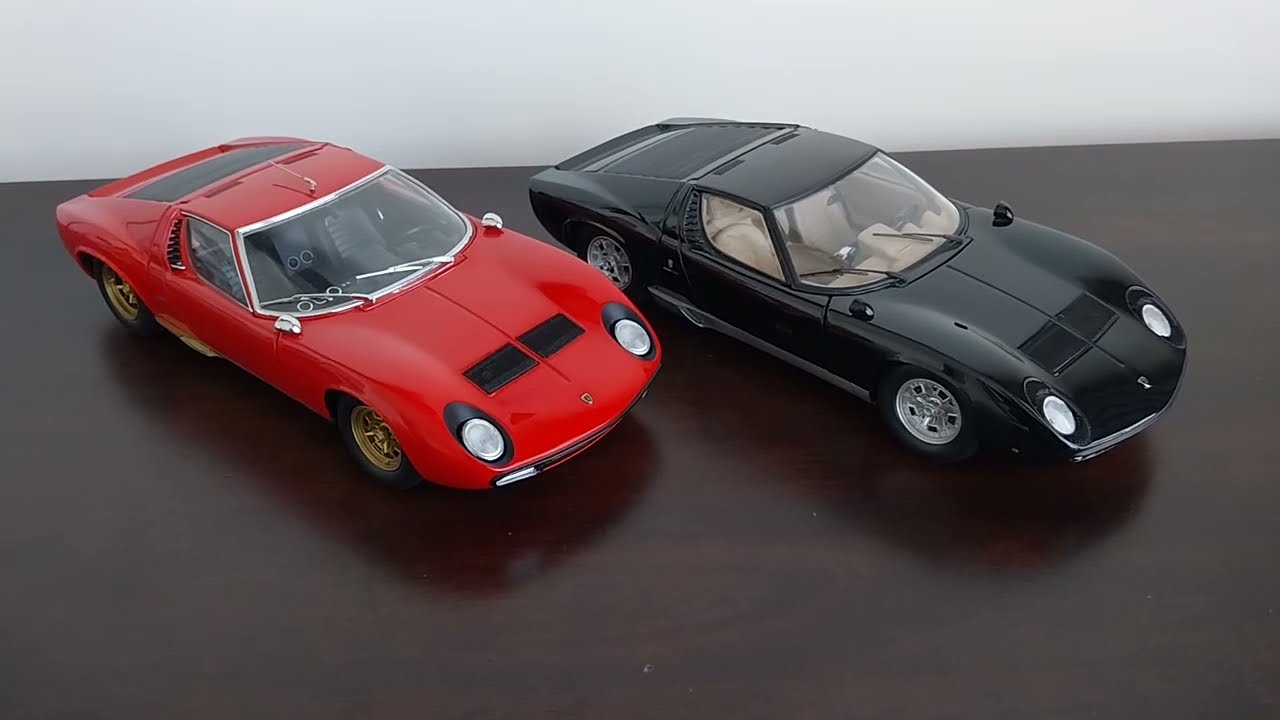 1/18 Lamborghini Miura LP400 and LP400 SV