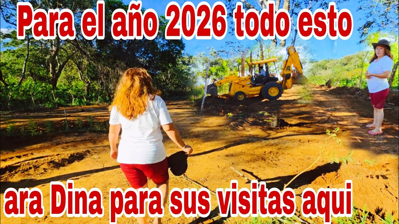 Todo esto ara Dina en este terreno para sus visitantes😱😳