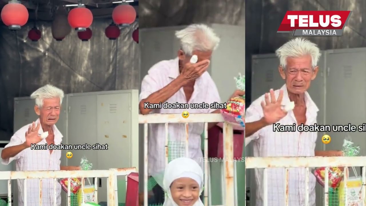 Kanak-kanak tadika Islam buat pakcik berbangsa Cina mengalir air mata