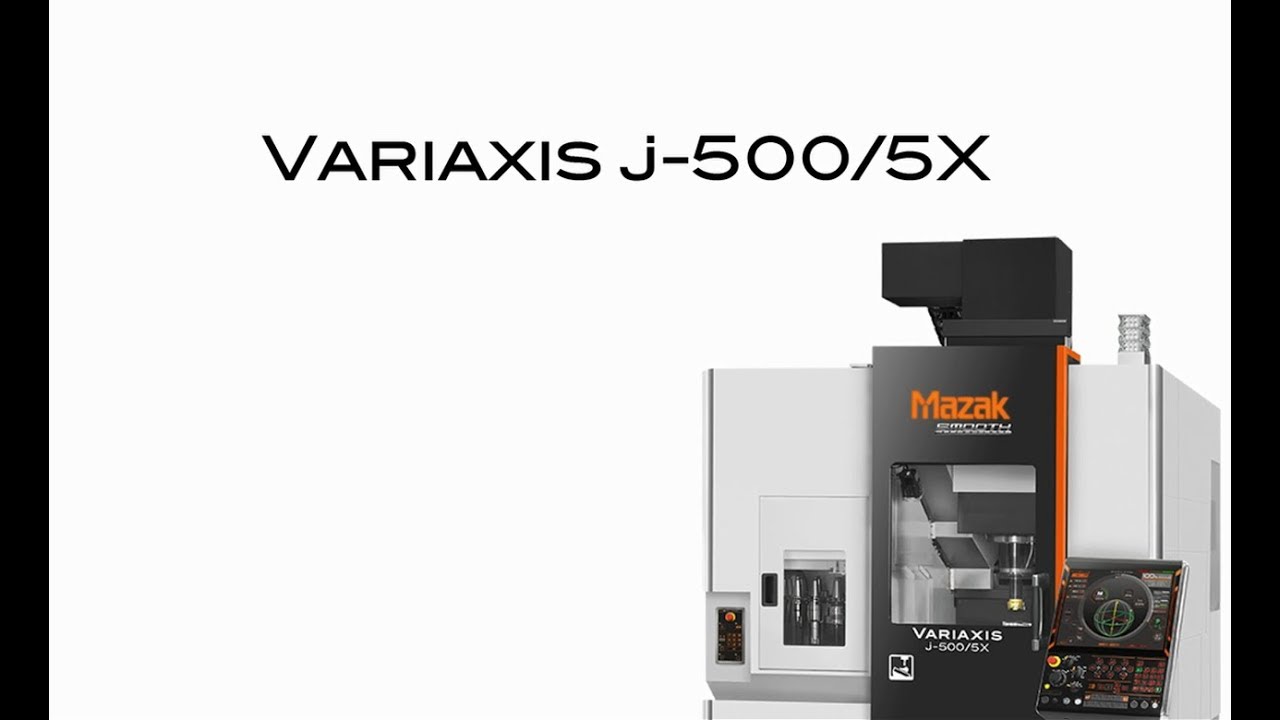 VARIAXIS j-500/5X : Robot arm machining