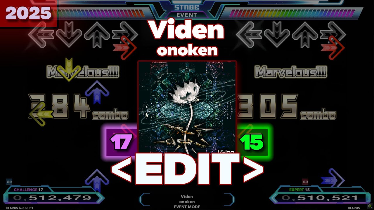 「DDR EDIT」 Viden (Challenge 17 / Expert 15)