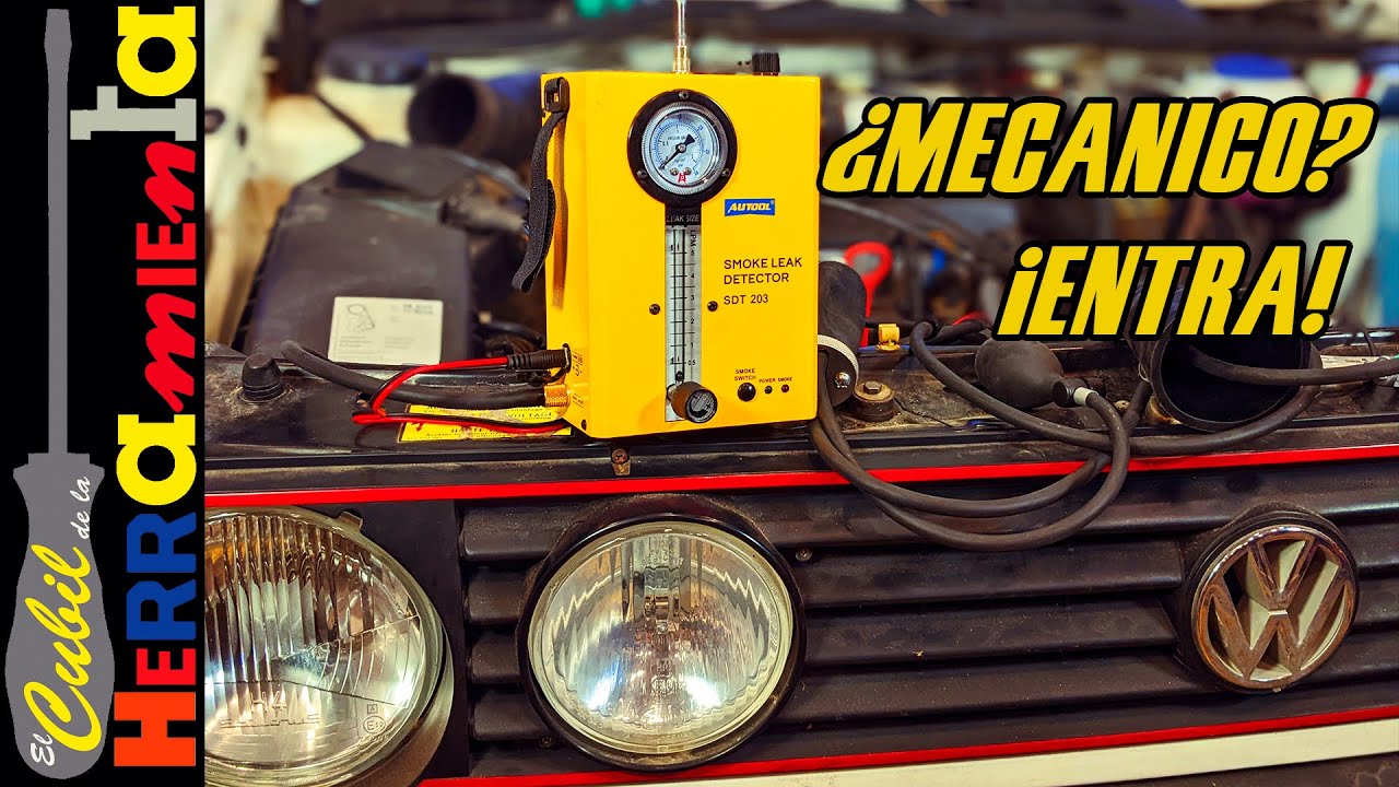 MAQUINA PARA DETECTAR FUGAS CON HUMO EN MOTOR MECANICA