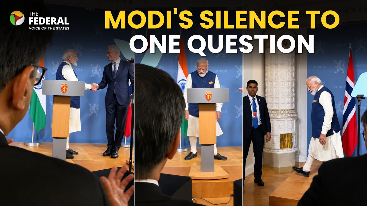 Norwegian journalist questions Modi, PM walks away in silence | The Federal