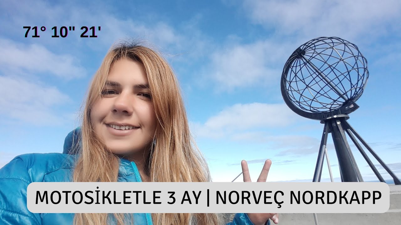 22 Yaşında Norveç Nordkapp'a Gittim #norveç #nordkapp #motosiklet