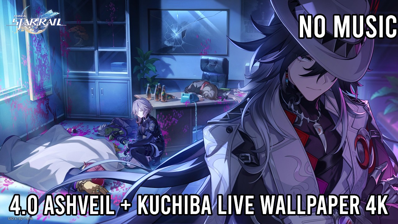 Honkai: Star Rail Version 4.0 Ashveil & Kuchiba Live Wallpaper 4K [NO MUSIC]