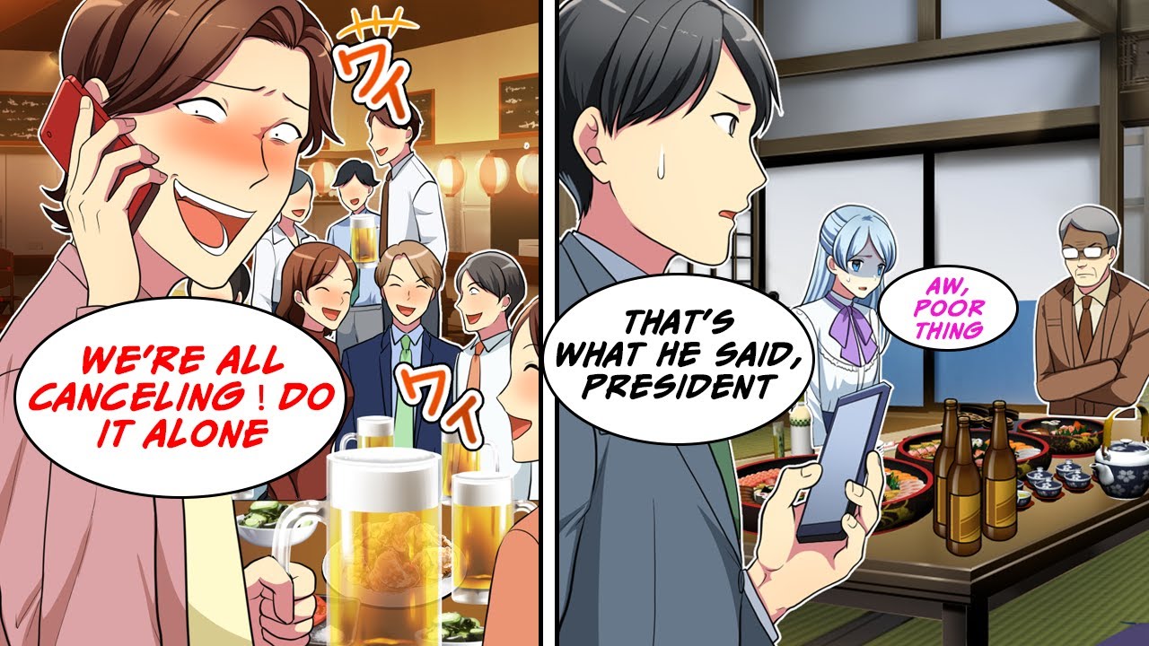 [Manga Dub] My Boss ditched the party, but it was hosted by CEO and Daughter...!? [RomCom]