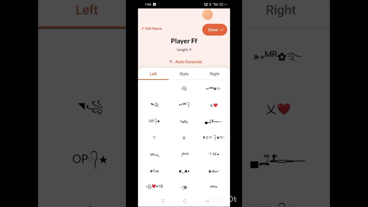 Nickname stylish #trending #viral #youtubeshorts #freefire