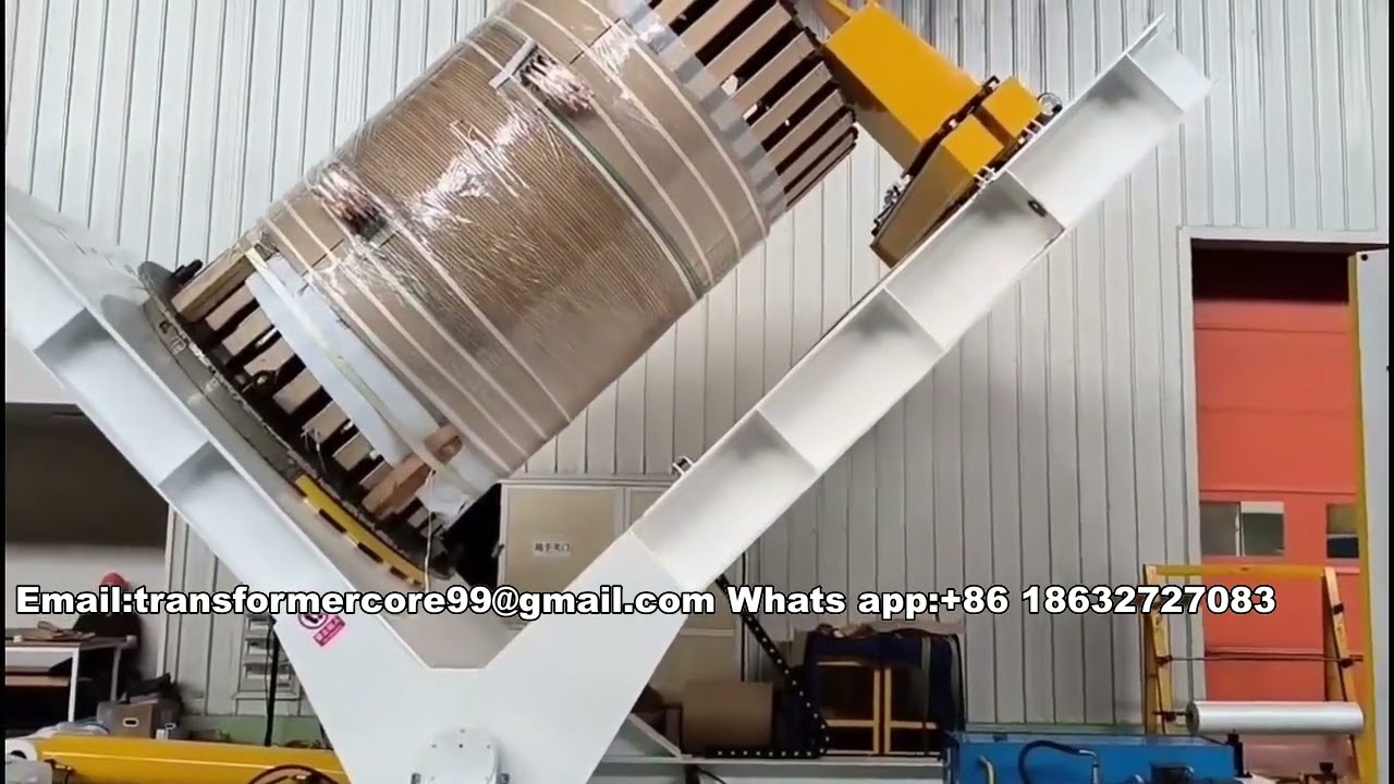 Tilter for Transformer Coils, winding and Mandrels 90° “YelloV”,Tilting Table for Coil,Coil Turner