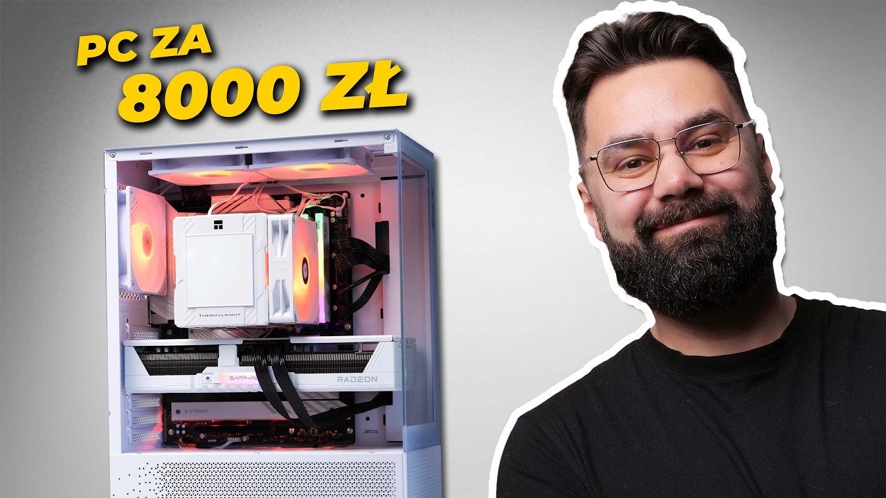 Komputer za 8000 zł | Ryzen 7 7800X3D + Radeon RX 9070 XT