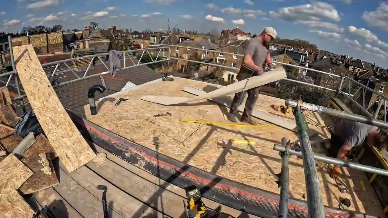 Failed loft conversion roof, GRP installed