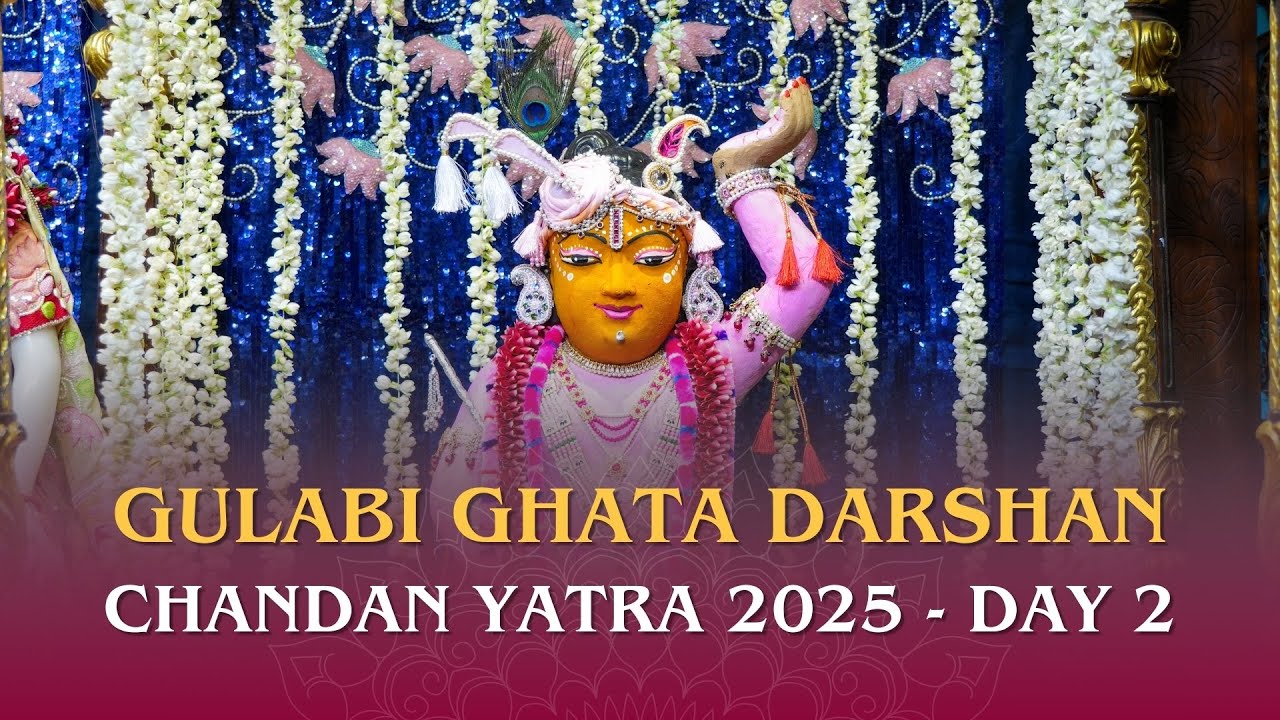 Gulabi Ghata Darshan Chandan Yatra 2025 - Day 2 | ISKCON Chowpatty