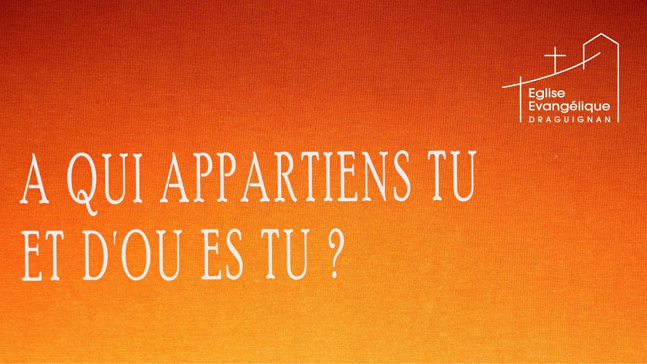 A qui appartiens tu et d'où es tu ? - ADD de Draguignan