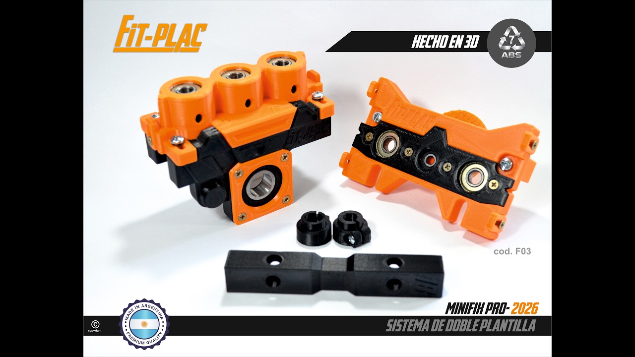 Plantilla Minifix y tarugos laterales  F03 2026 Fit-Plac