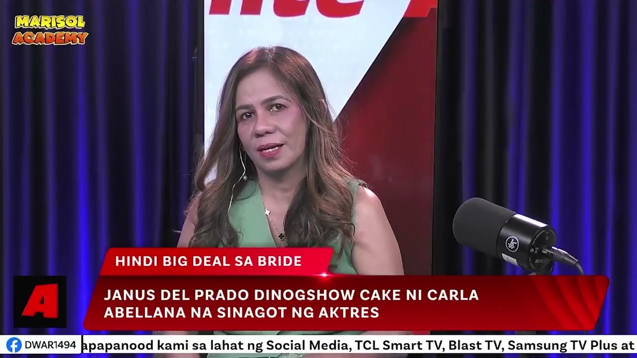 Janus Del Prado, dinogshow ang wedding cake ni Carla Abellana. | MARISOL ACADEMY