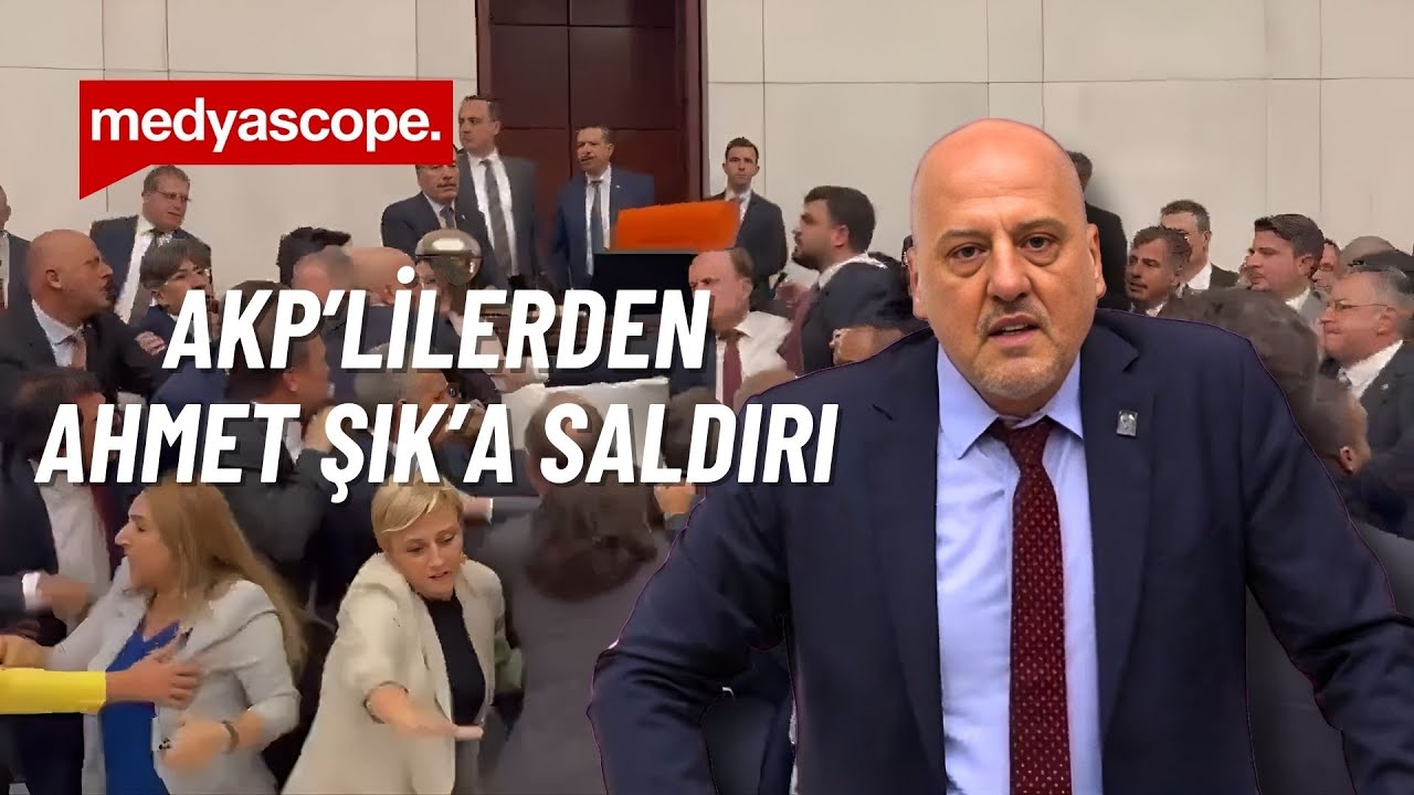 AKP'li Alpay &Ouml;zalan Ahmet Şık'a yumruk attı | TBMM'de Can Atalay oturumu karıştı