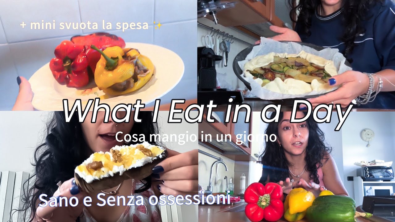 WHAT I EAT IN A DAY - sano SENZA OSSESSIONI * Intuitite eating senza bilancia 🍁🍂🤎🧡