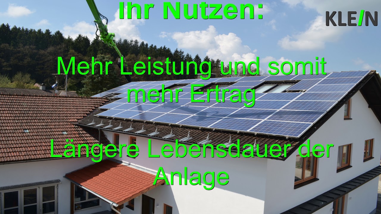 Photovoltaik-Reinigung Professionell durch KLEIN