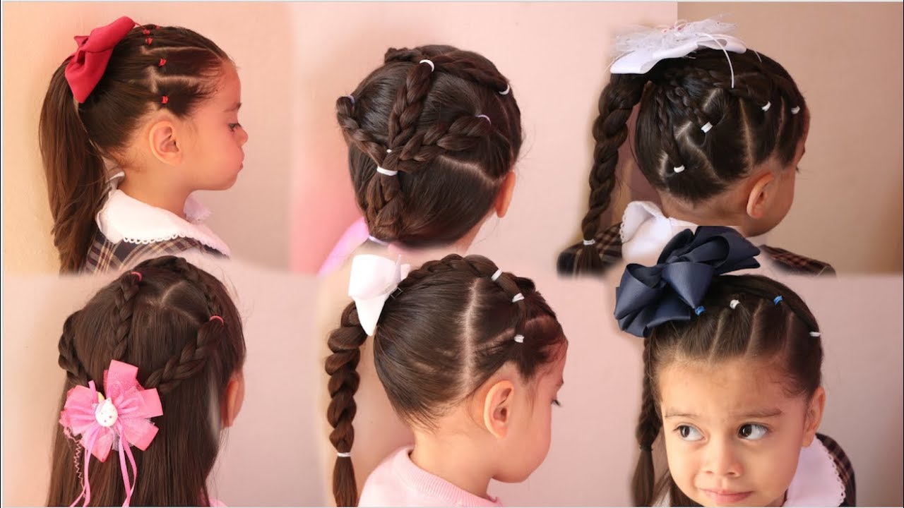 PEINADOS BONITOS PARA LA ESCUELA l GIRLS HAIRSTYLES FOR SCHOOL